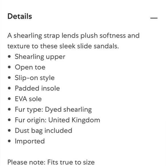 Stuart Weitzman Women's Cammy Shearling Slide Sandals 9.5B - Picture 5 of 8